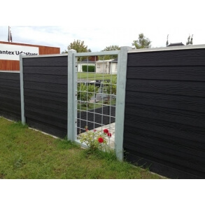 Hegn med ivarplank Hardieplank hegn