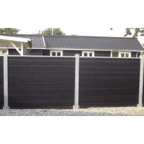 Hegn med ivarplank Hardieplank hegn